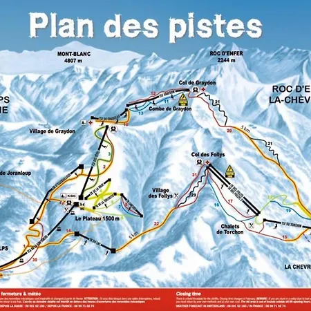 Les Cimes, Chaleureux 4 Pers, 50m Du Telecabine, Vue Degagee Sur Les Pistes, Draps Non Compris